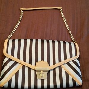Henri Bendel stripped Clutch